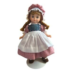 1991 Vintage Madame Alexander 8" Doll, Jill 458 With Stand